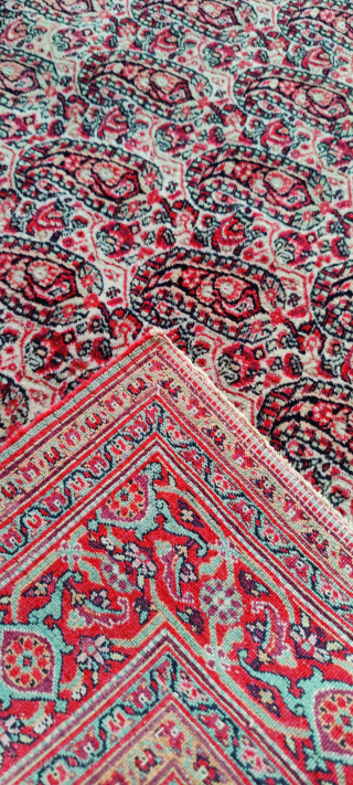 Antique doroshsk, 1880/1910
Great condition. No repairs.
270x165. 
Amazing density. Smooth like blanket
120knots per square centimeters
+33611593013                   