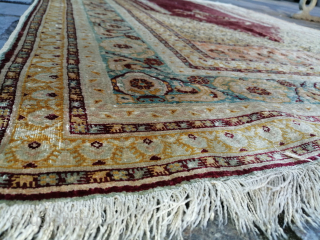 Antique mid 19th sivas armeniansilk rug in very good condition. Amazing quality of silk
Size :
185x120cm
+33611593013                  