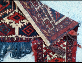 Antique kapunuk Turkmen, with original passementery. Ersari/yomut. End of 19th                       