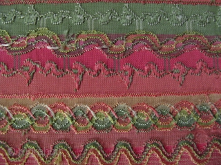 Taung Shay Pa Soh : Traditional Burmese Male lower garment of Luntaya (100 Shuttles Tapastry Weave) technique in 'Acheiq' design (series of different wave like patterns) believed to be inspired by the  ...