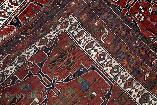 Luristan Gallery Rug-- 5 ft 6 in x 9ft 9in. Southwest Persia. Dark brown wool foundation. Decorative tribal piece with soft colors. Lot 524 https://www.invaluable.com/auction-lot/antique-luristan-tribal-gallery-carpet-359433AB74. To be auctioned Saturday, 10 AM CST.  ...