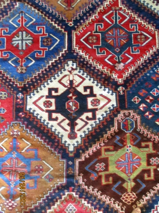 RARE OLD LURI TRIBAL RUG. Although the Lurs are among the most ancient inhabitants of what is now Iran there is little information about their weaving compared to other tribal groups. Geographically  ...