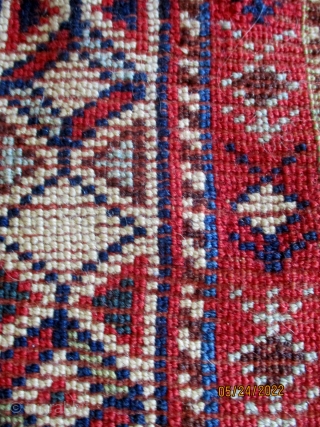 RARE OLD LURI TRIBAL RUG. Although the Lurs are among the most ancient inhabitants of what is now Iran there is little information about their weaving compared to other tribal groups. Geographically  ...