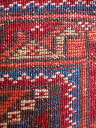 ANTIQUE ANATOLIAN DOCEMALTI RUG from the southern region of Turkiyhe. The rug has warps and wefts of wool and a lustrous pile with glowing colours. It is intact and has broad kilim  ...