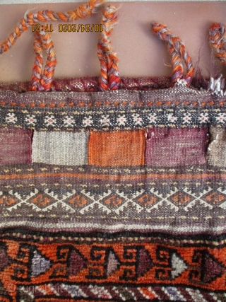 BALUCH/BELOUCH tent bag, called a "Ballisht" and woven by Taimani people in north west Afghanistan. This group and their weavings is well described b R. D. Parsons in is authoratative book "The  ...