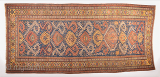 Early Caucasian Dragon Sumak circa 1850 size 157 x 333 cm It Has Really Unusual Design.                 