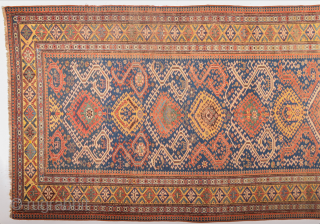 Early Caucasian Dragon Sumak circa 1850 size 157 x 333 cm It Has Really Unusual Design.                 