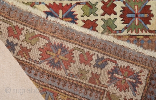 Mid.19th Century Caucasian Gendje Rug Size 111 x 267 Cm                       