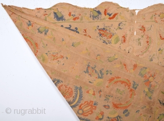 Early 18th May Late 17th Century Ottoman Textile Size 127 x 127 Cm                    