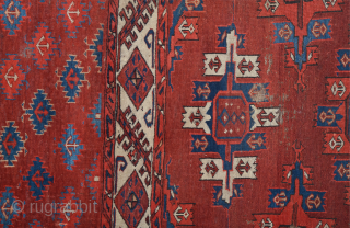 Turkmen Karadasli Main Rug Early 19th Century or late 18th Century Size 174 x 298 cm If you need any more detail images or any more info please do not hesitation to  ...