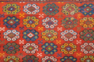 Early 19th Century Anatolian Bergama rug generally in good condition with few old restoration can see easily from pictures.square size 125 x 125 cm         