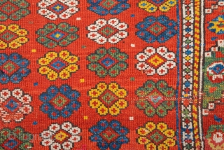 Early 19th Century Anatolian Bergama rug generally in good condition with few old restoration can see easily from pictures.square size 125 x 125 cm         