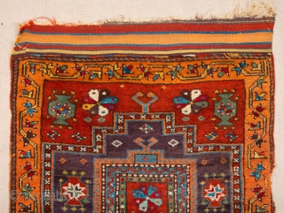 19th Century West Anatolian Kelez Rug in very good condition all original untouched piece size 91 x 117 cm              