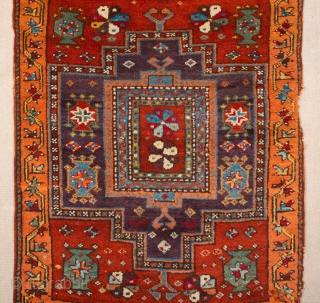 19th Century West Anatolian Kelez Rug in very good condition all original untouched piece size 91 x 117 cm              