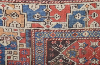 An Unusual Late 18th Century Anatolian Rug.Untouched One Size 115 x 140 cm                    