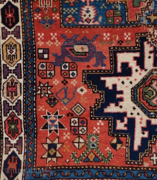 Early 19th Century Collectible Shirvan Kuba Rug
It has a lot of archaic details on it and great colors 98 x 145 cm           