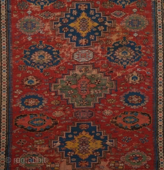 Middle of 19th Century Caucasian Colorful Sumac size 150 x 195 cm                     