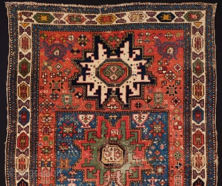 Early 19th Century Collectible Shirvan Kuba Rug
It has a lot of archaic details on it and great colors 98 x 145 cm           