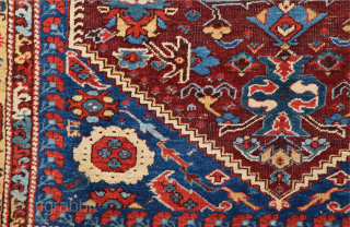 18th Century Anatolian Kula rug Size 130 x 175 cm. It's in good condition and has great wool. The back is extra fine like Transylvanıa.The weave is quite thin, soft in texture  ...