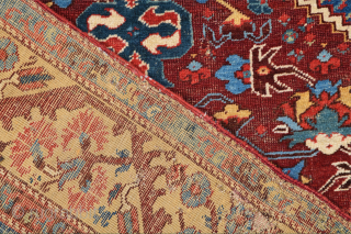 18th Century Anatolian Kula rug Size 130 x 175 cm. It's in good condition and has great wool. The back is extra fine like Transylvanıa.The weave is quite thin, soft in texture  ...