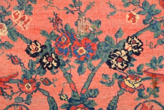 Late 18th Century Persian Bidjar Rug Fragment Size 89 x 131 cm                     