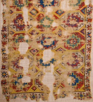 18th Century Anatolian Cappadokia Rug It Has Great Colors Size 124 x 246 cm
                   