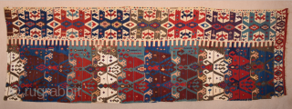 Early 19th Century Central Anatolian Hotamıs Area kilim fragment ​All the colors are natural and have​ great colors ​.You can see from images easliy some areas need small repairs really small ​!  ...