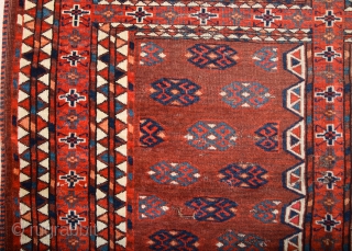 Lovely Colors Circa 1800s Yamud Engsi It Has Unusual Elems Size 135 x 180 cm                  