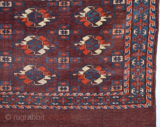 19th Century Yamud Chuval Size 82 x 105 Cm                        