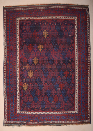 Luri or Kurdish Rug All the colors are natural and ıt's in really good condition.It has very fine thin quality Size 175 x 242 cm        