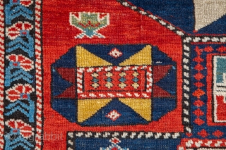 Middle of 19th Century Kuba Shirvan Rug.It has unusual design and ıt's in very good condition size 110 x 160 cm            