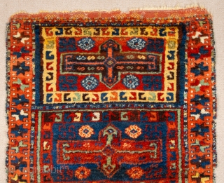 Early 19th Century East Anatolian Sivas Area Rug.Like the comparative example in the Sivas museum (described as "Erzincan"), this piece has a field divided into four box-shaped sections,each containing a large cross  ...