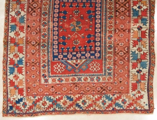 Early 19th Century Anatolian Bergama Rug Size 165 x 188 cm                      