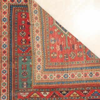 Midle of 19th Century Rare Caucasian Rug Size 127 x 270 cm ıt has really good colors and some rare models.            