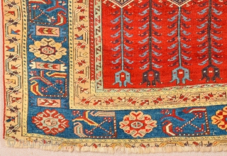 Late 18th Century Anatolian Ladik Rug.The term “prayer rug”, once obligatory for describing any rug presenting a mihrab and niche design, implied that the rugs were used for this purpose. However, it  ...
