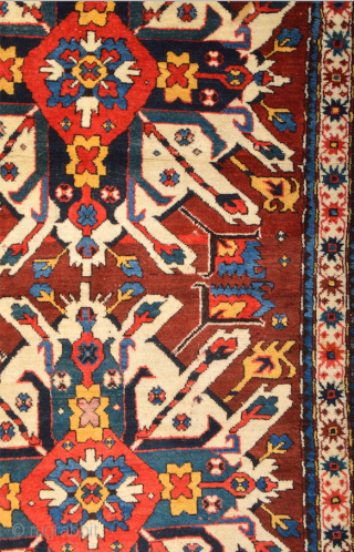 19th Century Caucasian Eagle Rug Size 110 x 225 cm                       