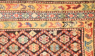 19th Century Caucasian Probably Karabag Area Rug.It's in really good  condition Size 135 x 220 Cm                