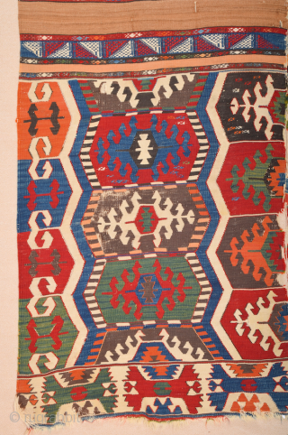 19th Century Anatolian Probably SarıKeci Kilim Size 175 x 325 cm                      