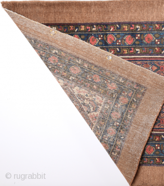 Untocuhed 19th Century Persian Sarap Runner Size 106 x 380 Cm this Carpet was exported from Iran before 2015
All the colors are naturel and all the knots are original.Camel field ground and  ...