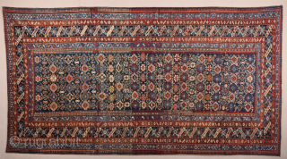 19th Century Shirvan Chi-Chi Rug in Perfect condition Size 150 x 278 cm                    