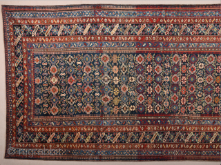 19th Century Shirvan Chi-Chi Rug in Perfect condition Size 150 x 278 cm                    