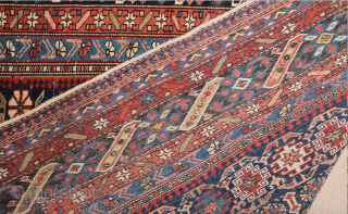 19th Century Shirvan Chi-Chi Rug in Perfect condition Size 150 x 278 cm                    