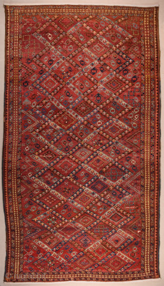 a rare example of Turkmenistan Beshir Main Rug. It's in good condition but not a high pile. All original untouched.All sides are original. Size 167 x 305 cm Cleaned professionally.   