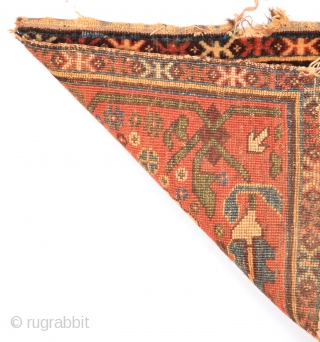 19th Century Karakalpak Beauty Bagface.All The Colors Are Naturel And Untocuhed One.It'sin Good Condition.Size 37 x 43 Cm.               