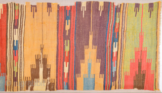 Colorful Early 18th Century Rare Collectible Anatolian Konya Area Safh Kilim Size 72 x 215 cm                 