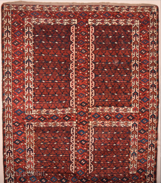Circa 1800s Turkmen Yomud Engsi Size 123 x 182 cm                       