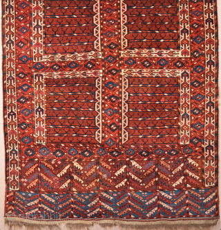 Circa 1800s Turkmen Yomud Engsi Size 123 x 182 cm                       