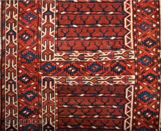 Circa 1800s Turkmen Yomud Engsi Size 123 x 182 cm                       