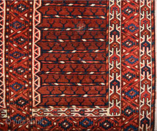 Circa 1800s Turkmen Yomud Engsi Size 123 x 182 cm                       