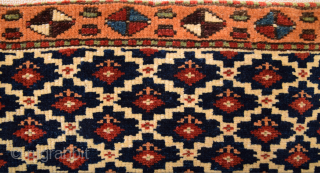 19th Century Kurdish Colorful Bag It's in Perfect Condition Untouched One Size 52 x 63 cm                 